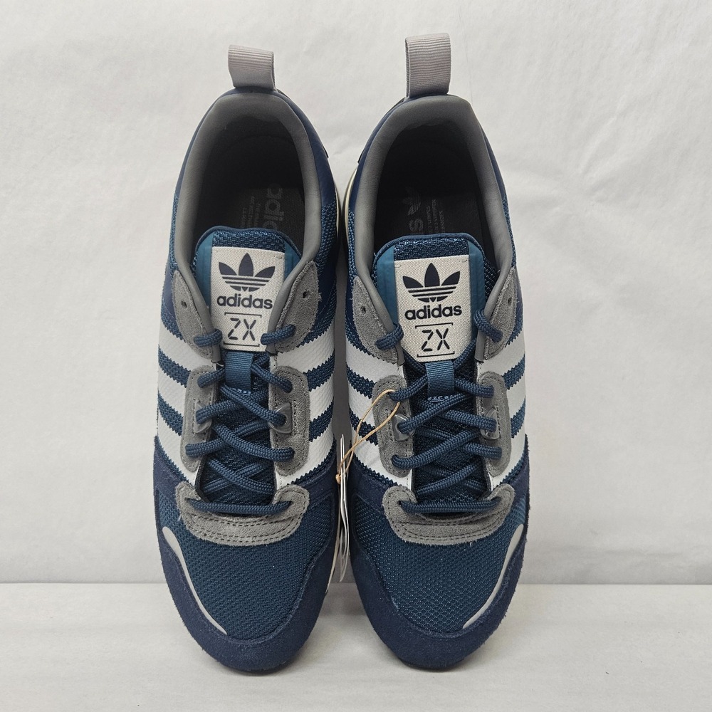 Adidas ZX 700 HD Retro Sneakers H01850 Crew Navy Grey Blue Men's Size 10 - Picture 5 of 10